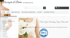 Desktop Screenshot of flowergirlsandbrides.co.nz